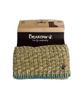 Bearpaw Tan Knit Boot Cuffs One Size